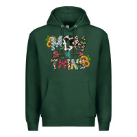 Sports Green mom of twins Premium Hoodie - CowhideDigitalArt