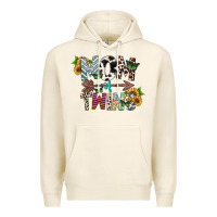 Tofu mom of twins Premium Hoodie - CowhideDigitalArt