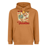 Meerkat be my valentine with playing cards and key Heavyweight Hoodie - AdoDesignShop