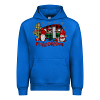 Cobalt merry christmas gnome caravan Urban Hoodie - JahusDesignShop