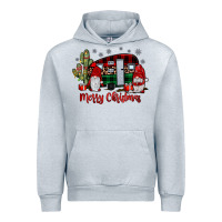 Heather Grey merry christmas gnome caravan Urban Hoodie - JahusDesignShop