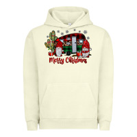 Pigment Pistachio merry christmas gnome caravan Urban Hoodie - JahusDesignShop
