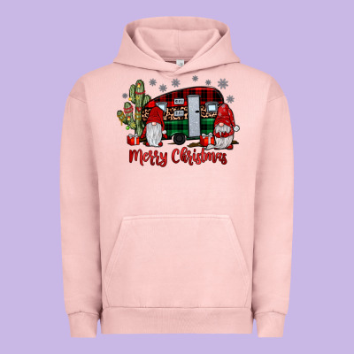 Merry Christmas Gnome Caravan Urban Hoodie Designed By Jahusdesignshop