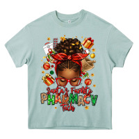 Arona santas favorite pharmacy tech afro messy bun Heavy Core Tee - texasbilliewilder