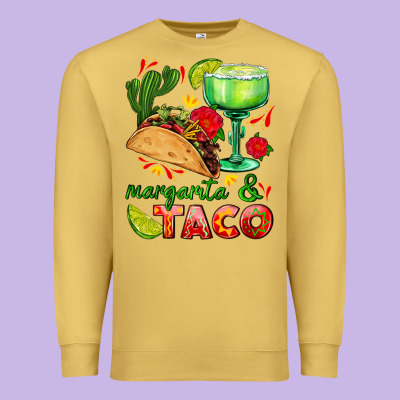 Margarita And Taco Premium Sweatshirt Designed By Adodesignshop