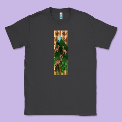 Dinosaur Parasaurolophus Pen Wrap Classic Tee Designed By Artiststas