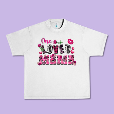 One Loved Mama Valentine's Day Urban Heavy Tee Designed By Fadigitalartstudio