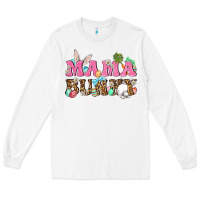 White Western Mama Bunny Long Sleeve Tee - BundleAndBundleShop