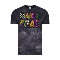 Cloud Black mardi gras copy Vintage Tee - OliviaCreatesArt