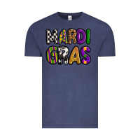 Vintage Denim mardi gras copy Vintage Tee - OliviaCreatesArt