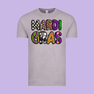 Mardi Gras Copy Vintage Tee Designed By Oliviacreatesart