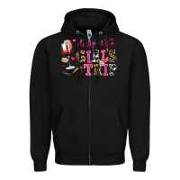 Black oh sip its a girls trip Zipper Hoodie - AdoDesignShop