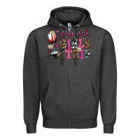Charcoal Heather oh sip its a girls trip Zipper Hoodie - AdoDesignShop