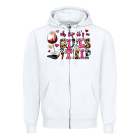 White oh sip its a girls trip Zipper Hoodie - AdoDesignShop