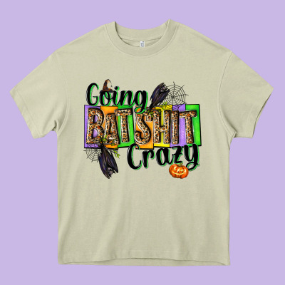 Going Bat Shit Crazy Heavy Core Tee Designed By Nancycooperartshop