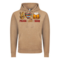 Vintage Coffee peace love beer bbs Vintage Hoodie - BundleAndBundleShop