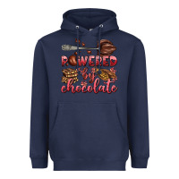 Navy powered by chocolate Heavyweight Hoodie - AdoDesignShop