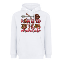 White powered by chocolate Heavyweight Hoodie - AdoDesignShop