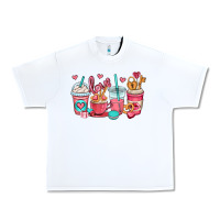 White valentines day coffee cups (1) Urban Heavy Tee - OliviaCreatesArt