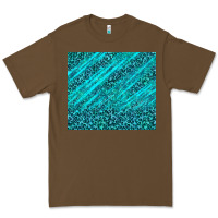 Cacao blue glitter with leopard pattern Premium Tee - TumblerDesignByShophia