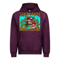 Mauve Wine truck gnome cactus Urban Hoodie - JahusDesignShop
