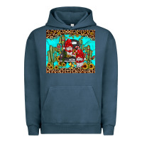 Pigment Midnight Navy truck gnome cactus Urban Hoodie - JahusDesignShop