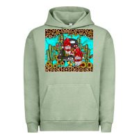 Pigment Oil Green truck gnome cactus Urban Hoodie - JahusDesignShop
