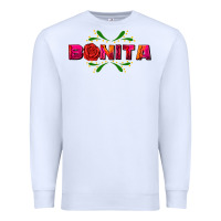 White bonita Premium Sweatshirt - AdoDesignShop