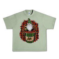 Oil Green Gnomes With Coffee Christmas Urban Heavy Tee - RanaPortraitStore