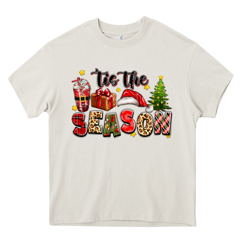 Tis The Season Christmas Heavy Core Tee by texasbilliewilder | Teevron