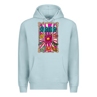 Blue Mist mama Premium Hoodie - CowhideDigitalArt