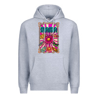 Heather Grey mama Premium Hoodie - CowhideDigitalArt