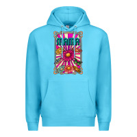 Ocean Blue mama Premium Hoodie - CowhideDigitalArt