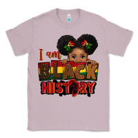 Lilac i am black history black girl peekaboo juneteenth Classic Tee - CowGirlArtShop