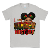 Moon Dust i am black history black girl peekaboo juneteenth Classic Tee - CowGirlArtShop
