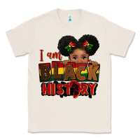 Natural i am black history black girl peekaboo juneteenth Classic Tee - CowGirlArtShop