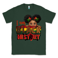 Sports Green i am black history black girl peekaboo juneteenth Classic Tee - CowGirlArtShop