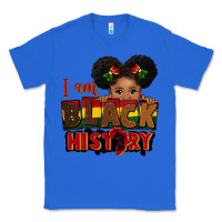 True Royal i am black history black girl peekaboo juneteenth Classic Tee - CowGirlArtShop