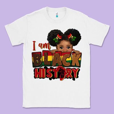 I Am Black History Black Girl Peekaboo Juneteenth Classic Tee Designed By Cowgirlartshop