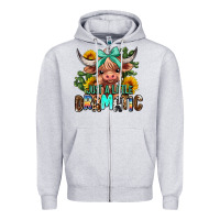Heather Grey just a little dramatic Zipper Hoodie - AdoDesignShop
