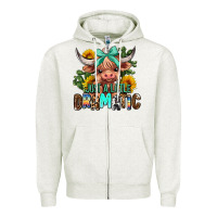 Oatmeal Heather just a little dramatic Zipper Hoodie - AdoDesignShop
