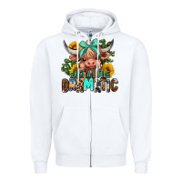 White just a little dramatic Zipper Hoodie - AdoDesignShop