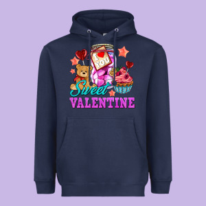 Sweet Valentine Heavyweight Hoodie Designed By Adodesignshop