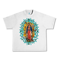 Lunar Rock Our Lady Of Guadalupe Gemstone Sunflowers Urban Heavy Tee - FaDigitalArtStudio