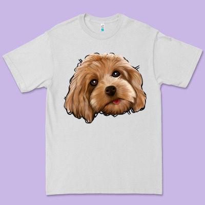 Cockapoo Premium Tee Designed By Jasminsmagicworld