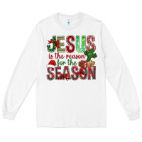 White jesus is the reason for the season christmas bbs Long Sleeve Tee - BundleAndBundleShop