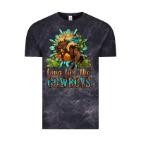 Cloud Black long live the cowboys Vintage Tee - OliviaCreatesArt