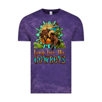 Cloud Purple long live the cowboys Vintage Tee - OliviaCreatesArt