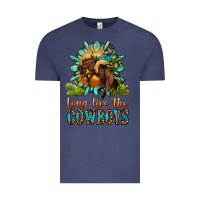 Vintage Denim long live the cowboys Vintage Tee - OliviaCreatesArt