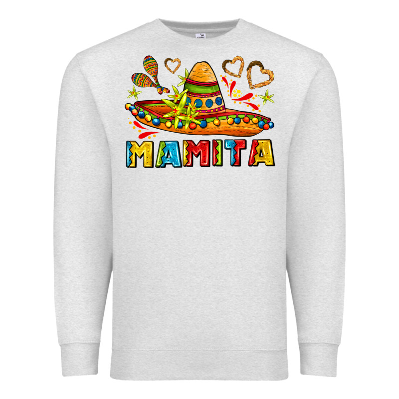 Mamita And Sombrero With Lime Flowers Premium Sweatshirt by AdoDesignShop | Teevron